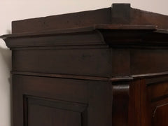 Armadio Carlo X lombardo tre porte noce