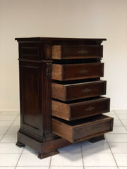 Cassettoncino in noce Toscana inizio 800