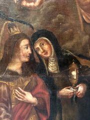Olio su tela . Pittore fiorentino XVII secolo
