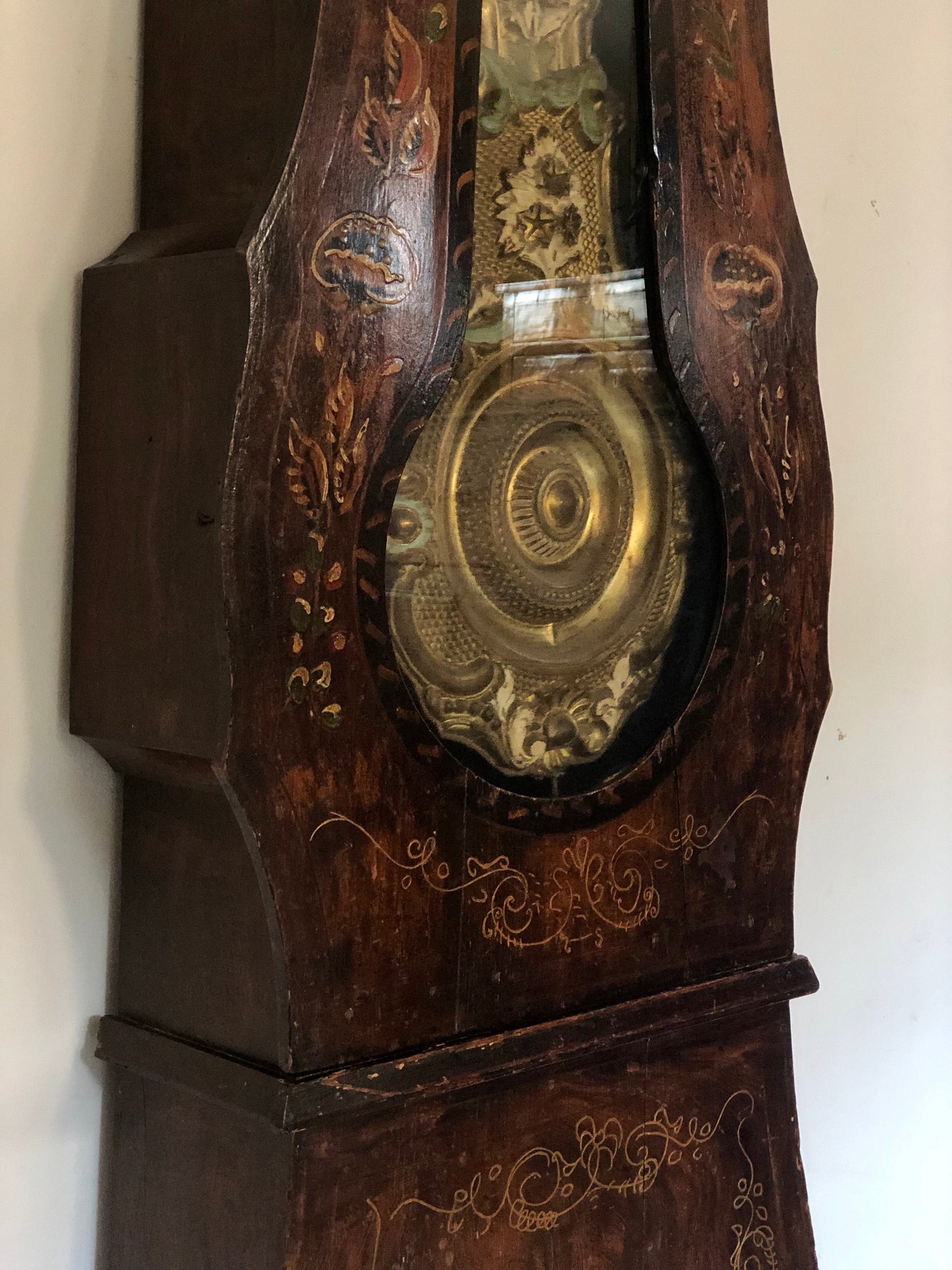Orologio a pendolo da terra . XIX secolo