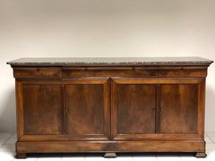 Credenza Carlo X quattro porte . XIX secolo . Restaurata