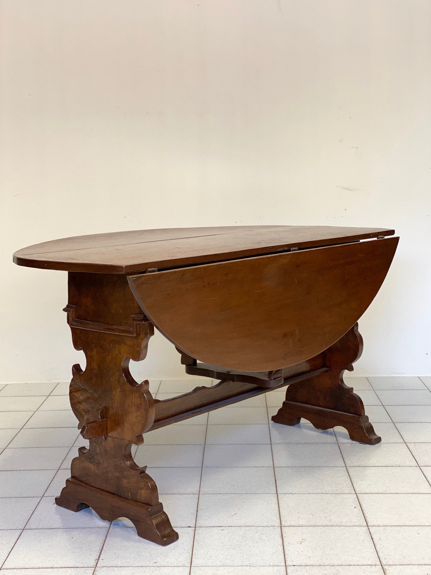 Walnut slatted table