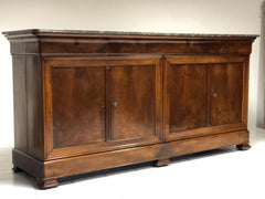 Credenza Carlo X quattro porte . XIX secolo . Restaurata