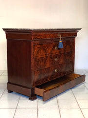 Cassettone Carlo X . XIX secolo . Restaurato