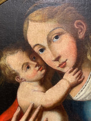 Madonna con bambino (atelier di Giovanni Battista Discepoli detto lo Zoppo da Lugano)
