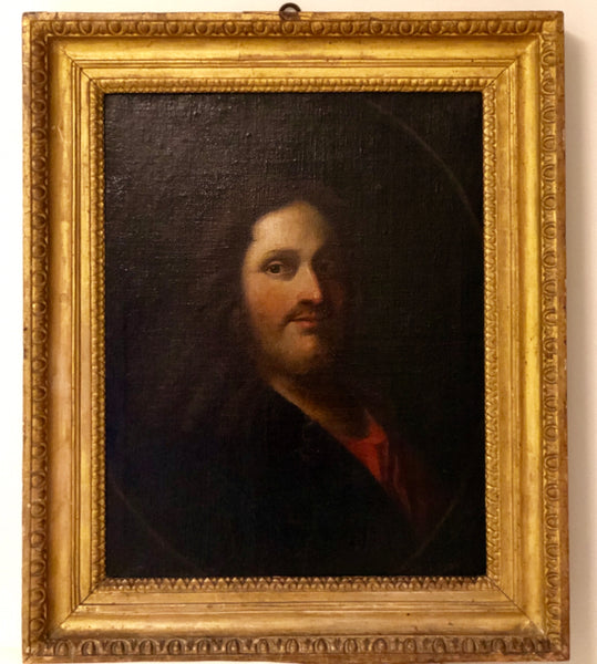 Ritratto olio su tela. Gesù. XVII secolo