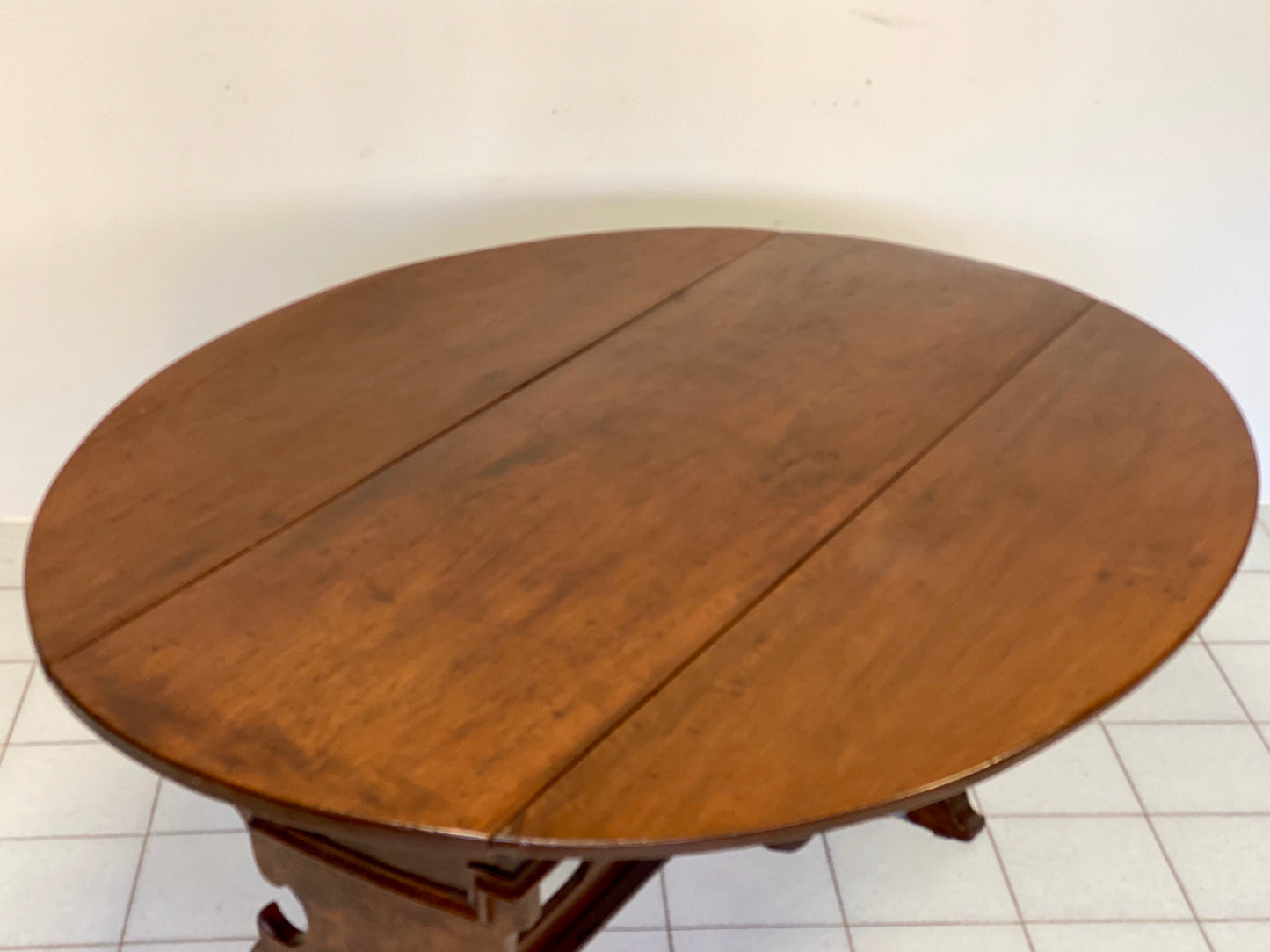 Walnut slatted table