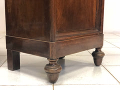 Coppia di comodini in noce Carlo X Lombardi