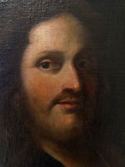 Ritratto olio su tela. Gesù. XVII secolo