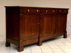 Credenza impero in ciliegio intarsiata ( restaurata )