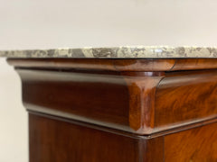 Settimanale Carlo x piuma di mogano . XIX secolo . Restaurato