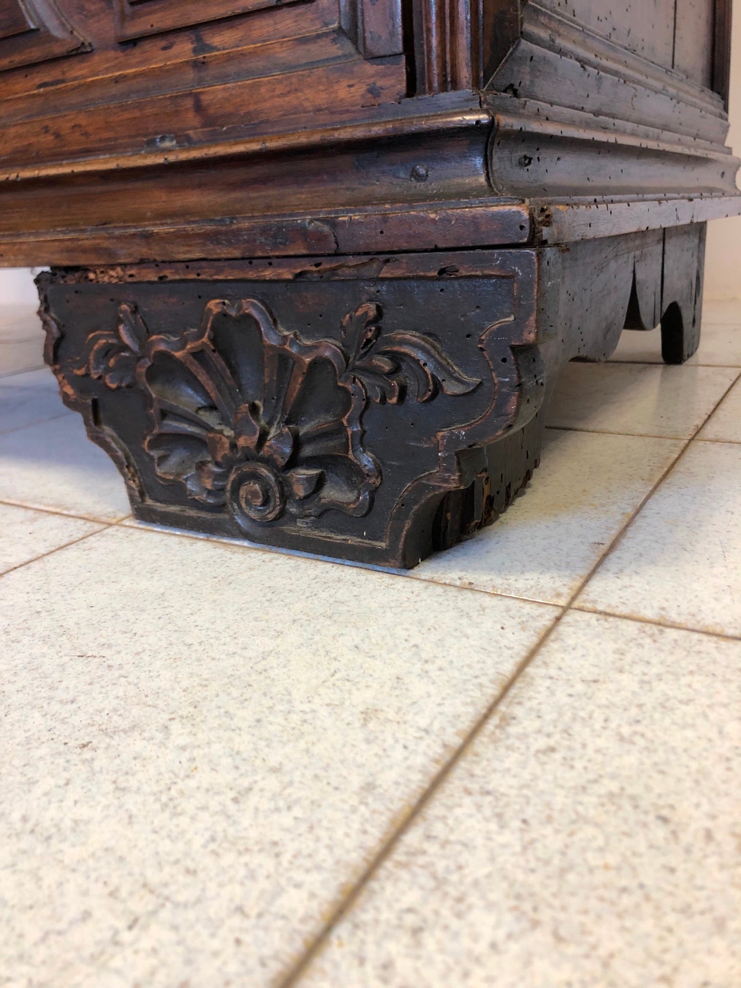Lombard Chest of Drawers. Mantua, 17th century