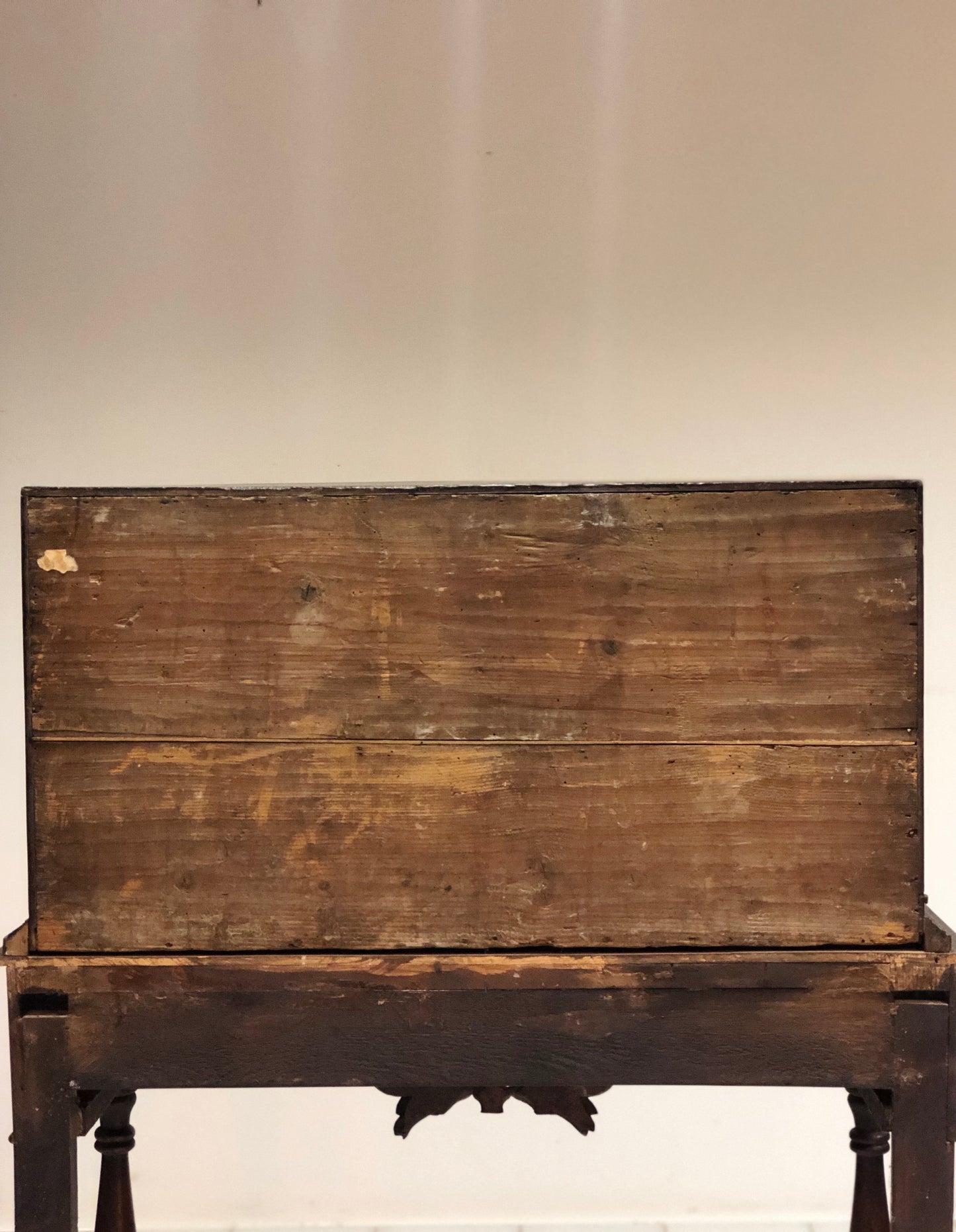 Lombard coin cabinet in ivory and ebonized wood. 17th century