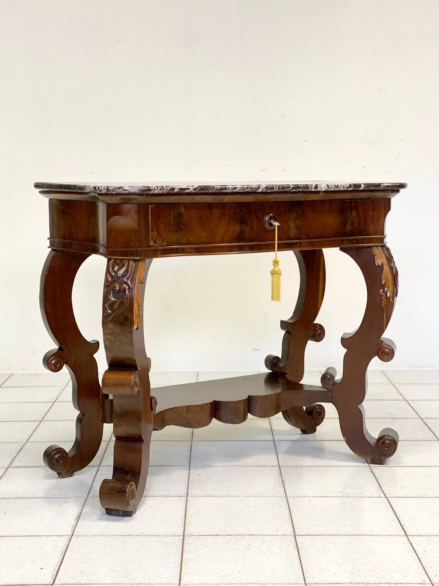 Consolle lombarda Carlo X . XIX secolo