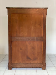 Secretaire in piuma di mogano . Metà XIX secolo ( restaurato)