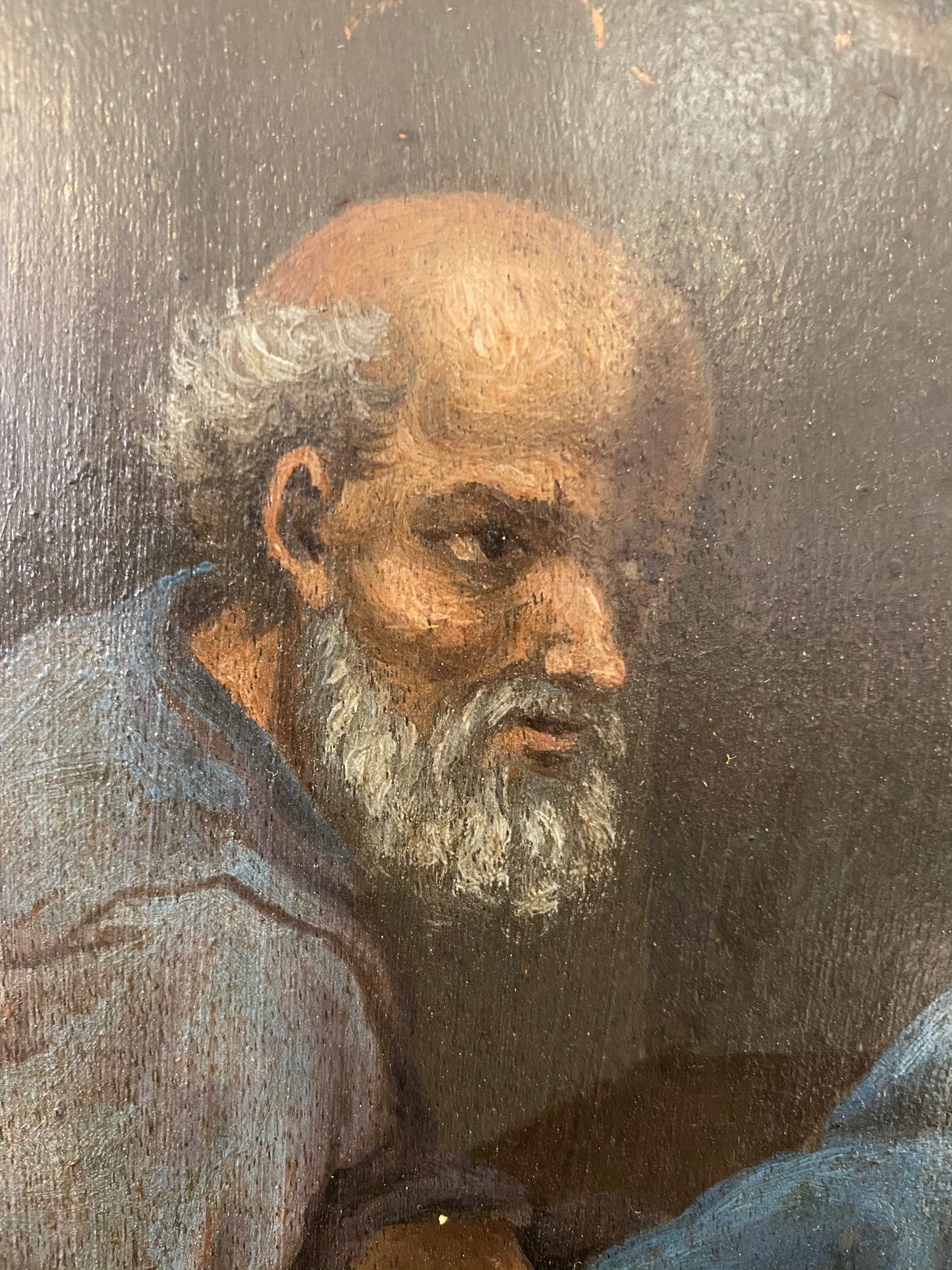 Natività scuola lombarda XVII sec. olio su tavola; 47x37 cm.