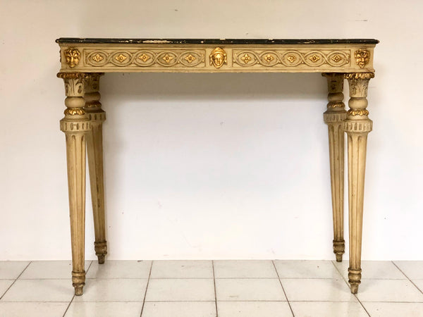 Consolles Luigi XIV in lacca e oro . Marche XVIII secolo