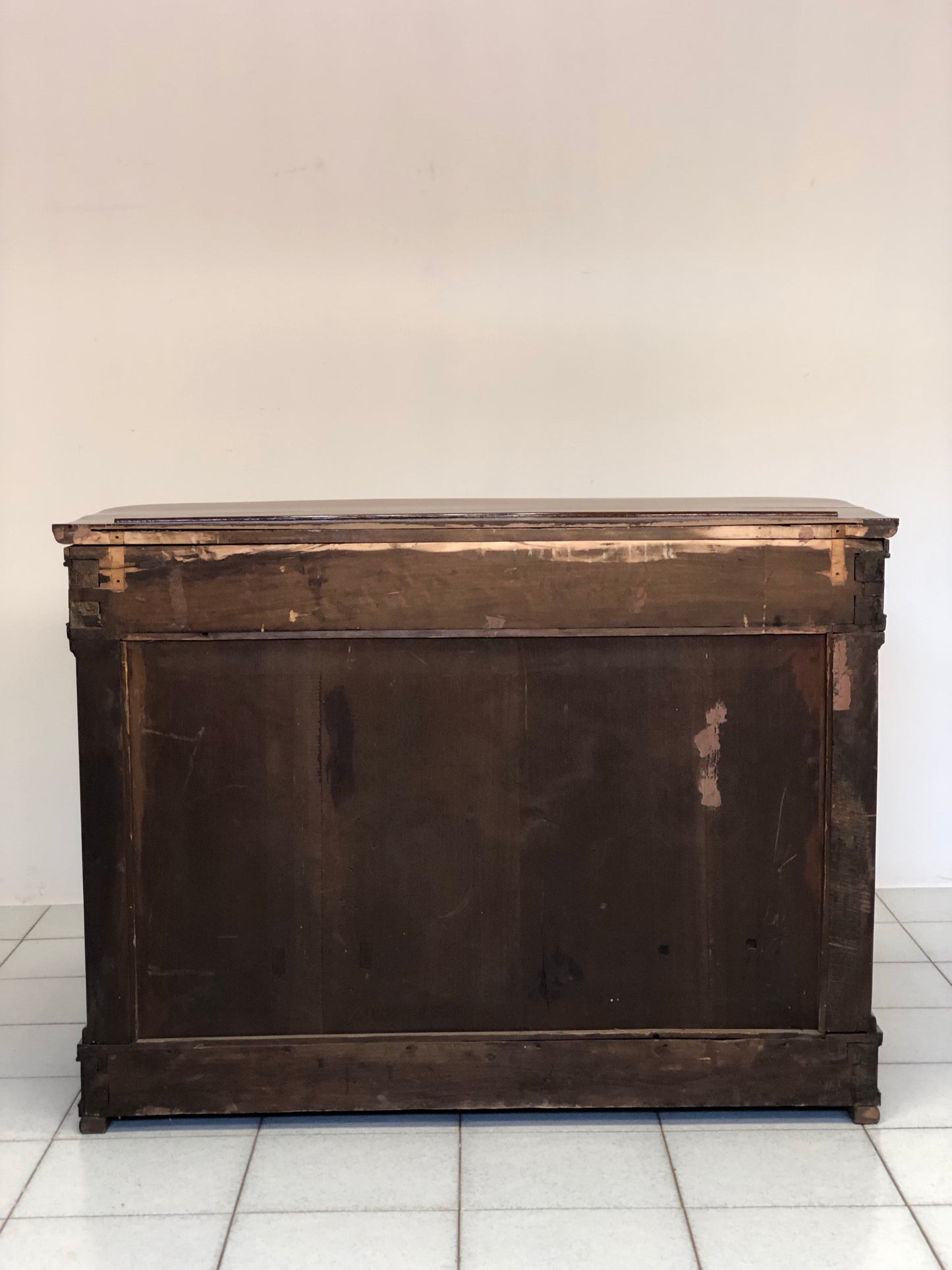 Lombard console Carlo X walnut. Restored
