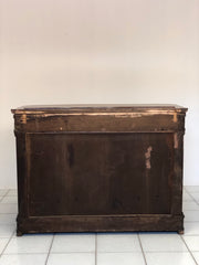 Consolle lombarda Carlo X noce . Restaurata