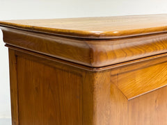 Credenza Carlo X in olmo . Emilia XIX secolo . L 196 cm