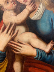 Madonna con bambino (atelier di Giovanni Battista Discepoli detto lo Zoppo da Lugano)