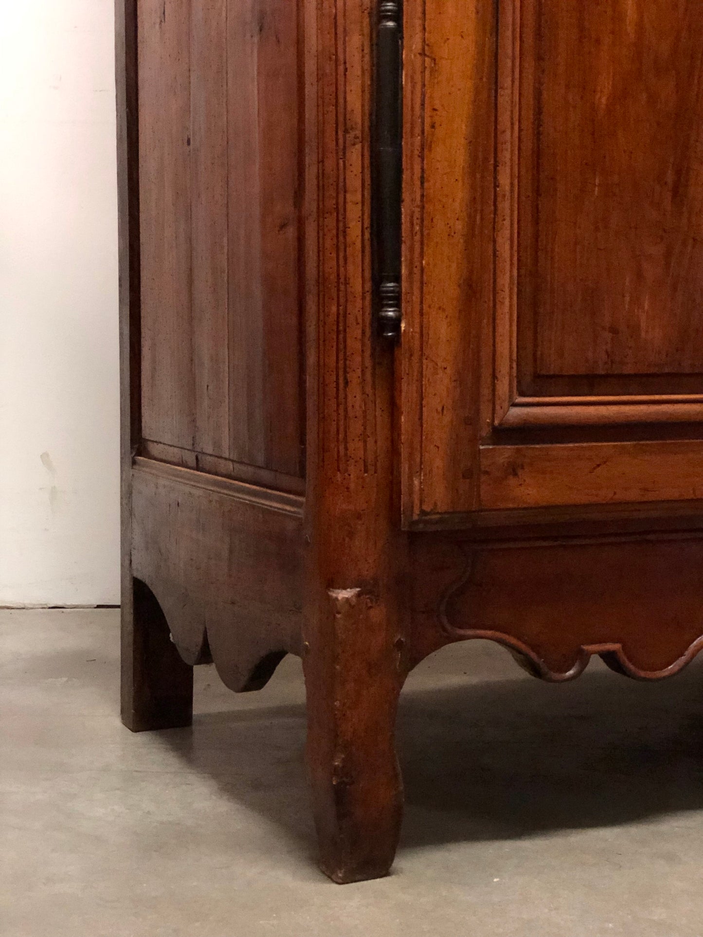 Louis XV Walnut Wardrobe. 18th Century