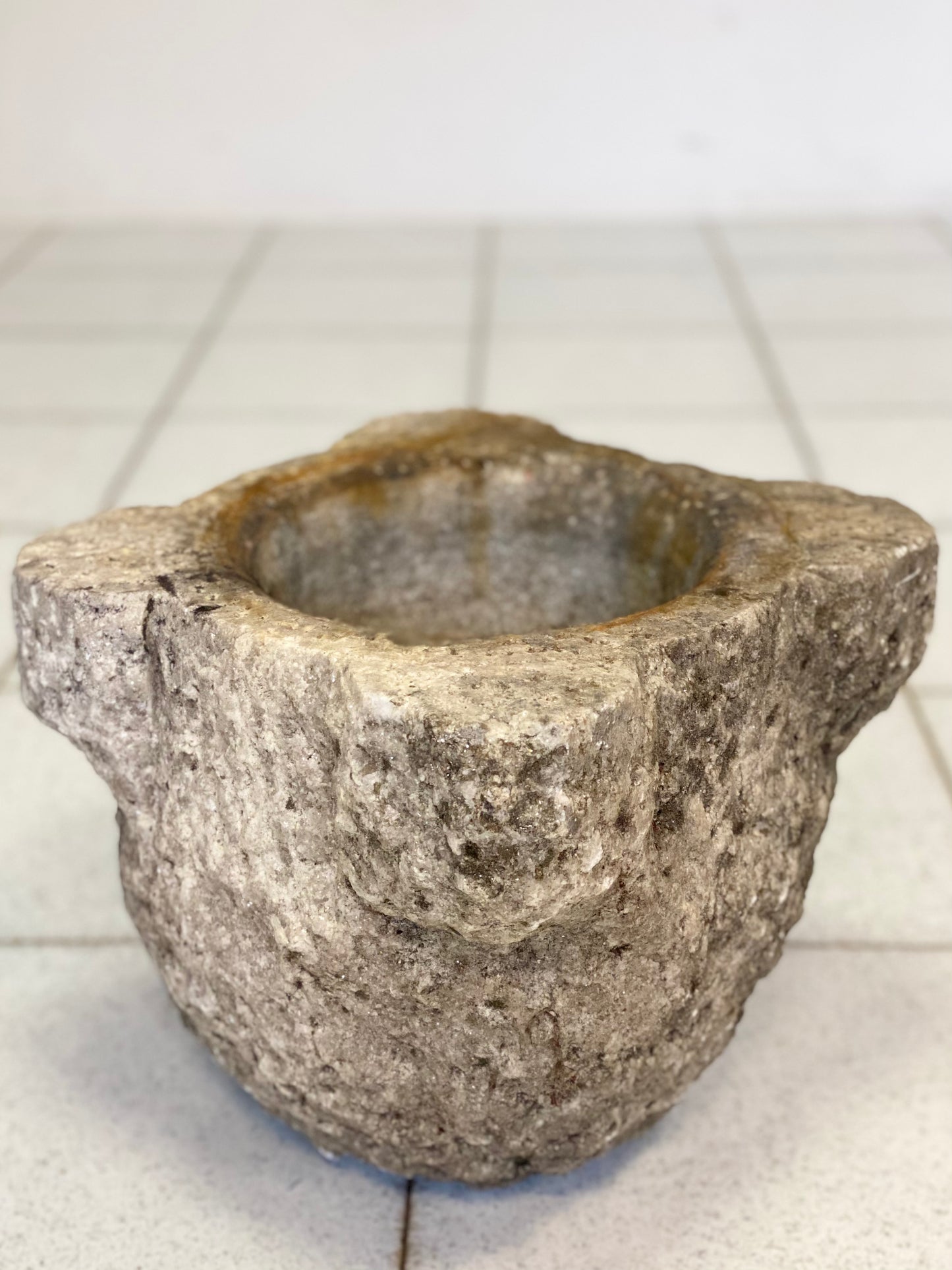 Mortaio in marmo XVIII secolo