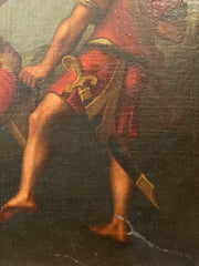 Cristo portacroce . Olio su tela XVII secolo