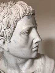 Busto in marmo di Carrara . Caracalla fine XIX