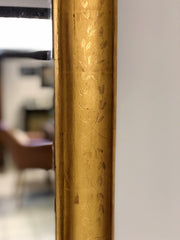 Specchiera lombarda foglia oro metà XIX secolo