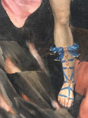 Olio su tela. XVII secolo