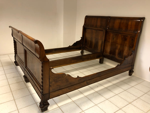 Letto a barca Lombardo con torciglioni