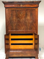 Secretaire cappuccino Carlo X . XIX secolo ( restaurato )