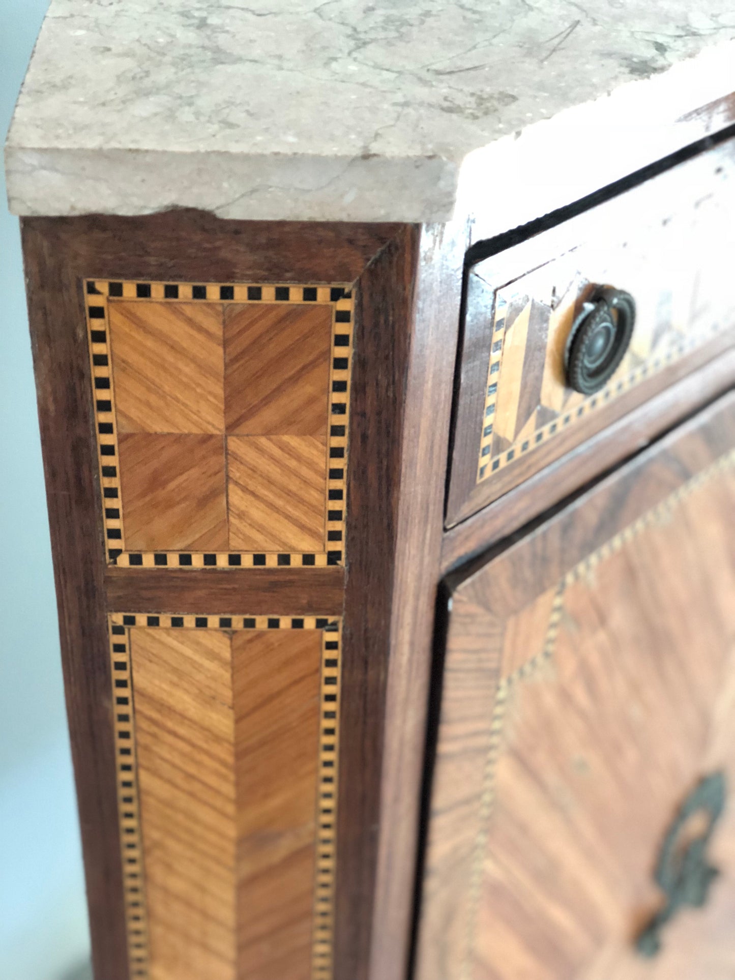 Napoleon III Corner Cabinet. Late 19th century
