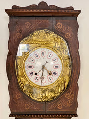 Orologio a pendolo a torre . Metà XIX secolo . Restaurato