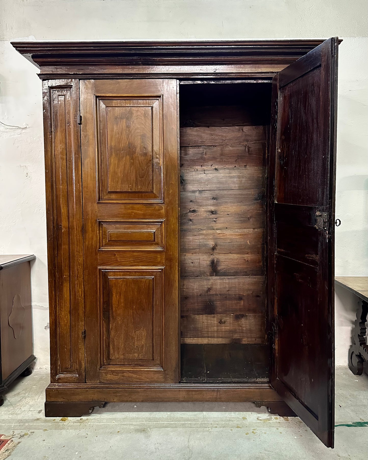 Lombard Louis XIV wardrobe. 17th century