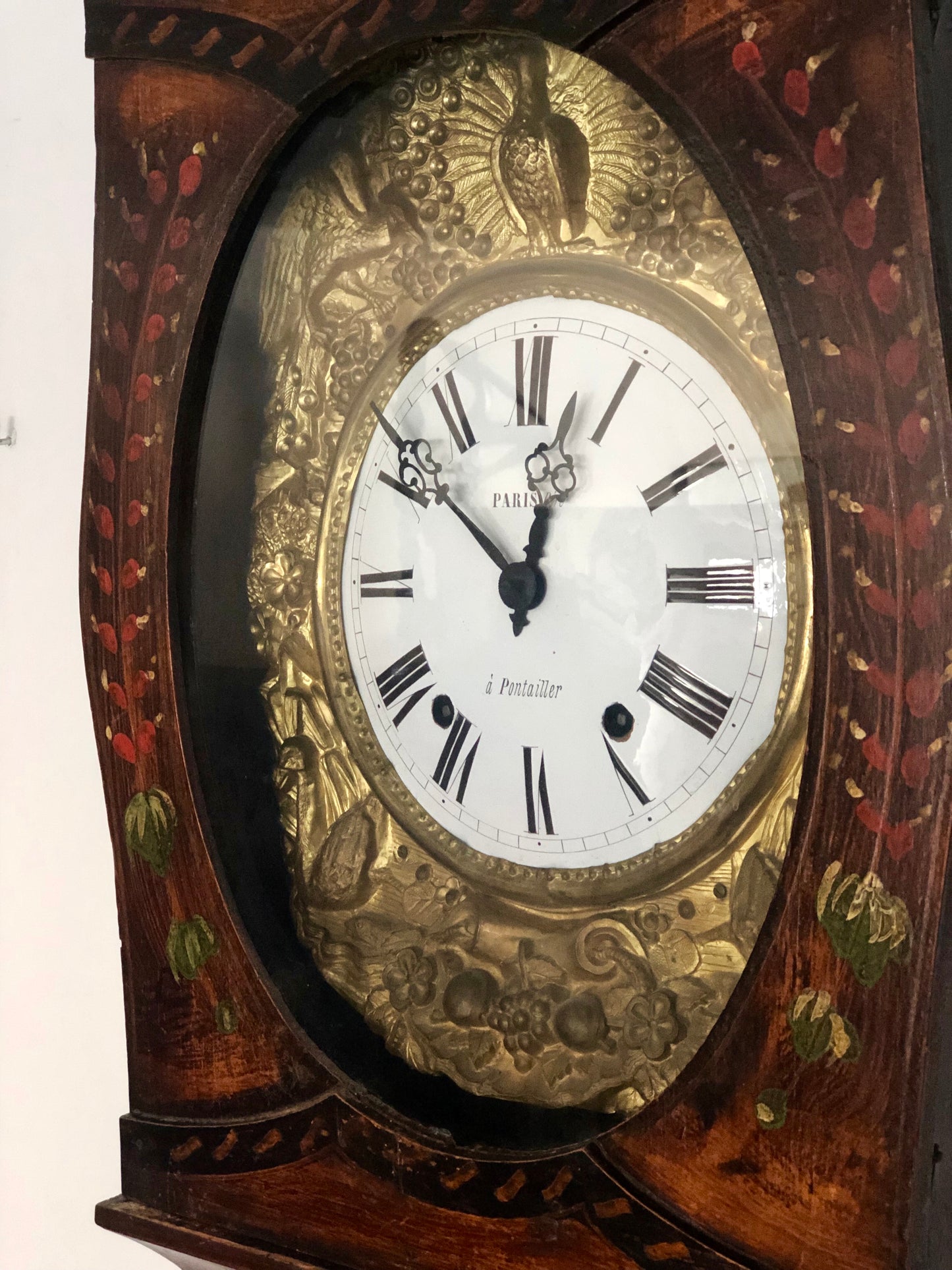 Orologio a pendolo da terra . XIX secolo