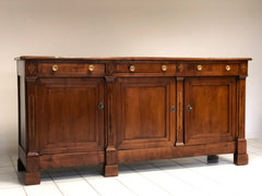Credenza impero in ciliegio intarsiata ( restaurata )