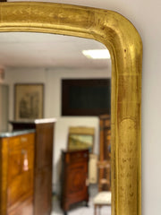 Specchiera lombarda foglia oro metà XIX secolo