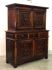 Credenza doppio corpo XVII secolo