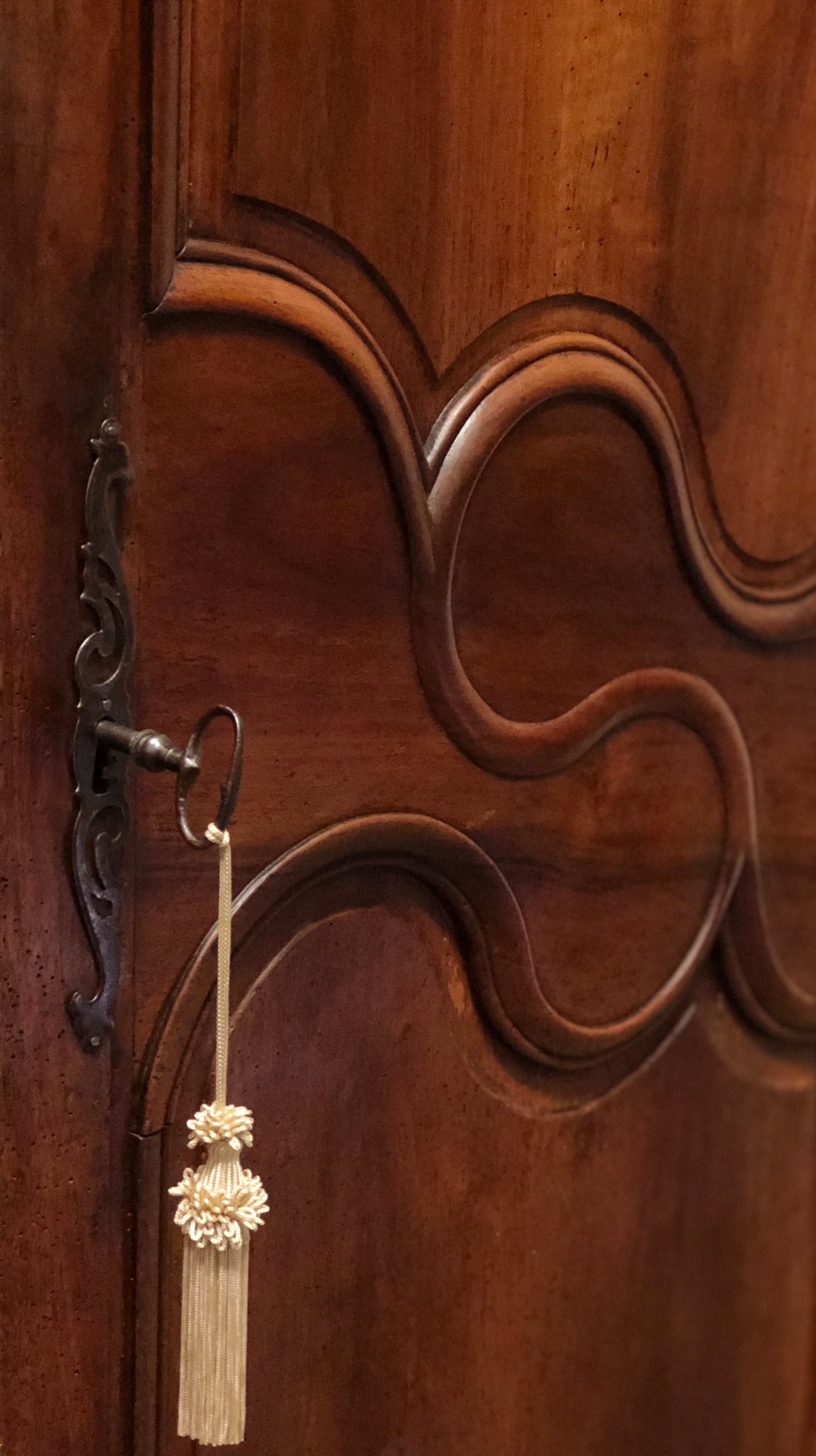 Louis XV Walnut Wardrobe. 18th Century