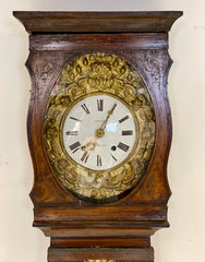Orologio a colonna pendolo metà XIX secolo . Restaurato funzionante