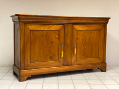 Credenza Carlo X in olmo . Emilia XIX secolo . L 196 cm