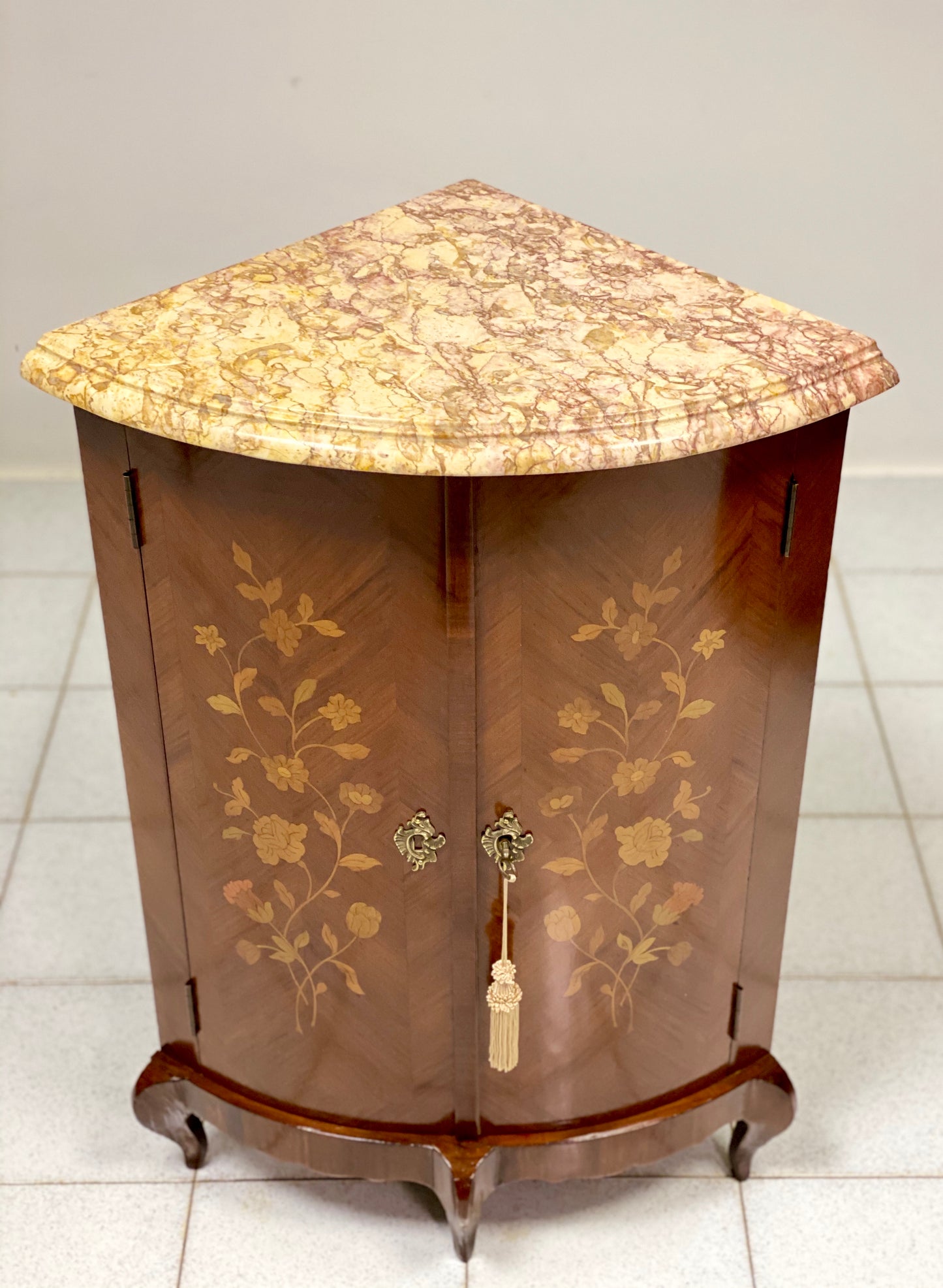 Napoleon III corner cupboard late 19th century