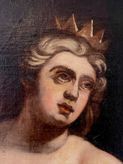 Cleopatra, olio su tela, dimensioni 97 x 77 (sola tela) Autore: ambito di Francesco del Cairo (Milano 1607-1665)