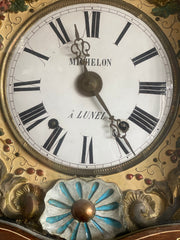 Orologio a pendolo a colonna . XIX secolo