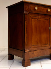 Credenza impero in ciliegio intarsiata ( restaurata )