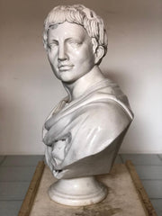 Busto in marmo di Carrara . Caracalla fine XIX