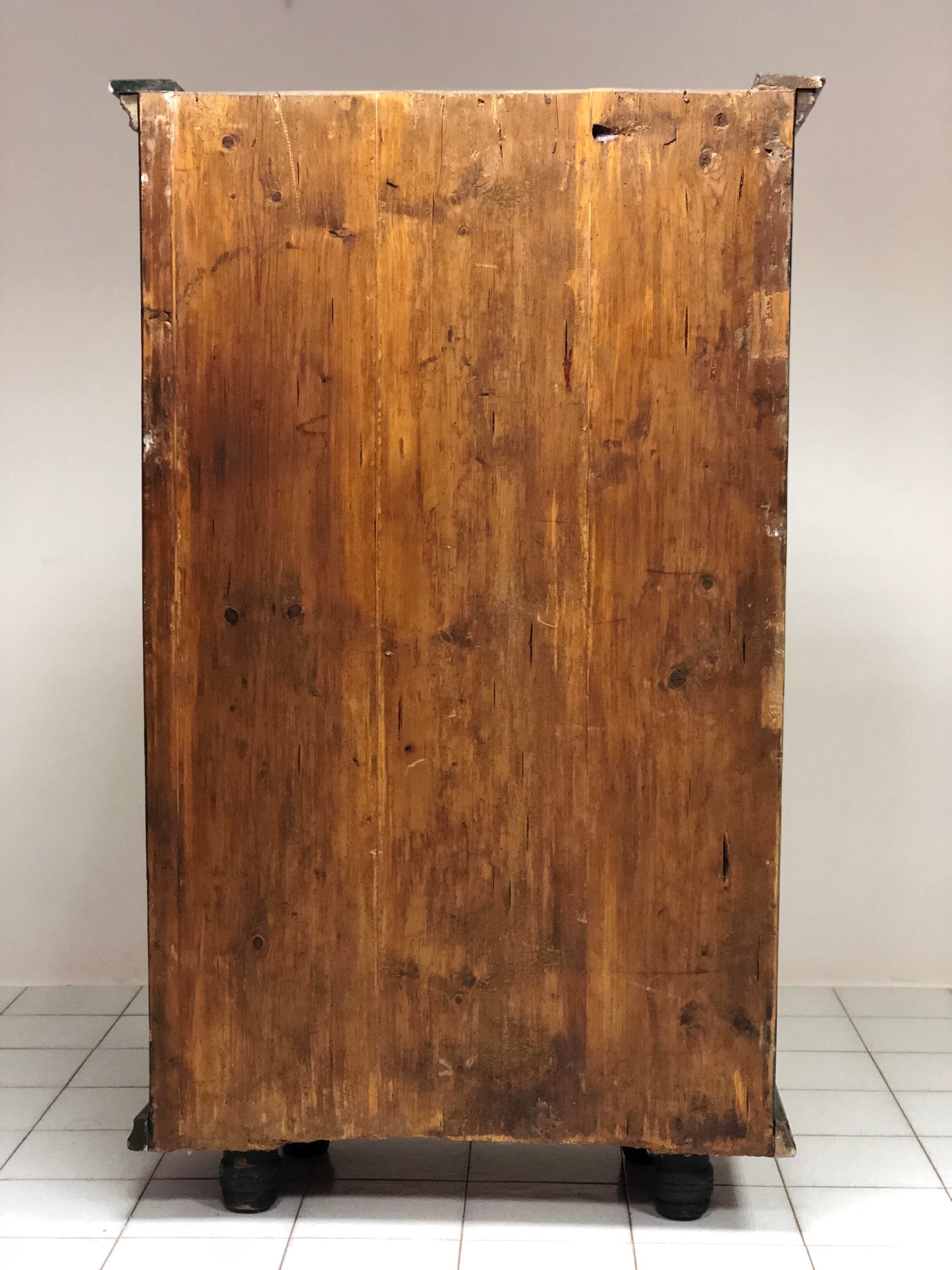 Lacquered painted cabinet South Tyrol early 19th century
