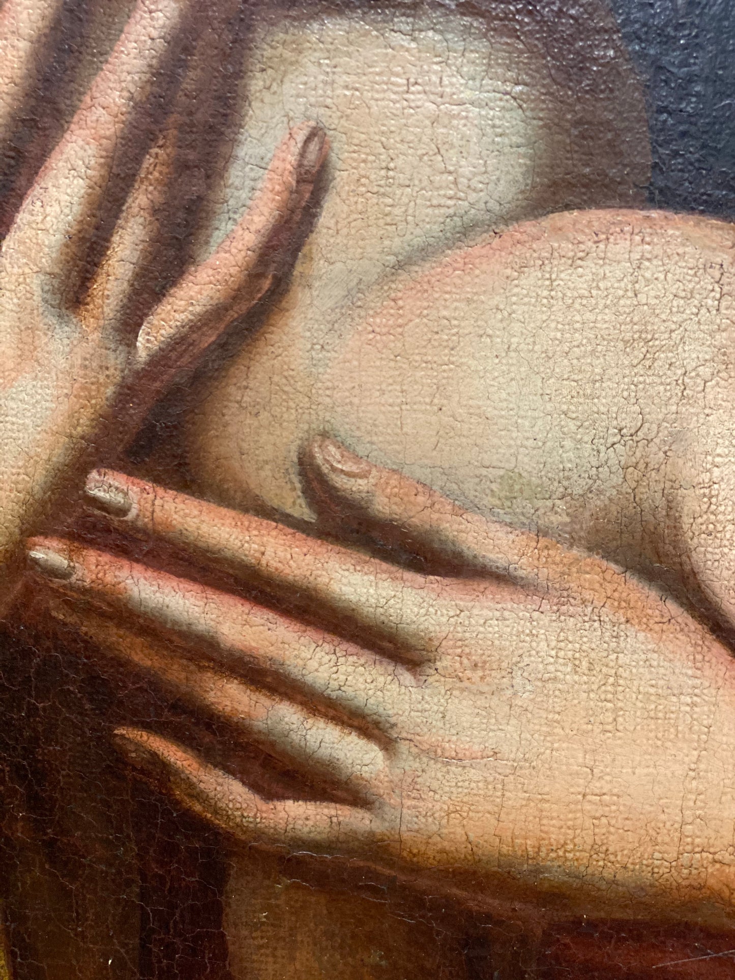 Madonna con bambino (atelier di Giovanni Battista Discepoli detto lo Zoppo da Lugano)